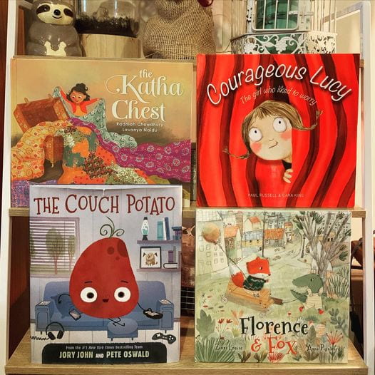 The Katha Chest, Courageous Lucy, The Couch Potato, and Florence and Fox